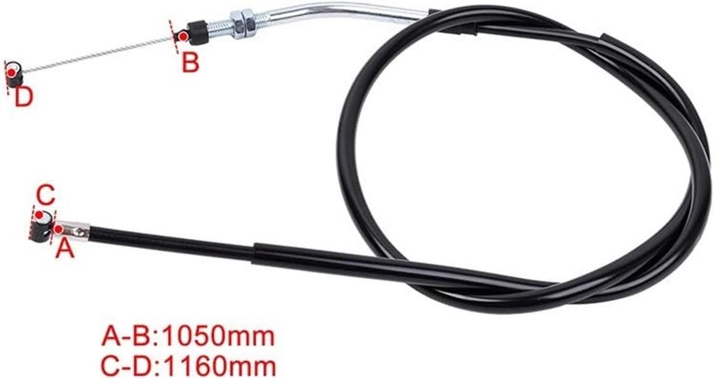 QASULER Motorcycle Adjustable Clutch Control Cable - Image 3