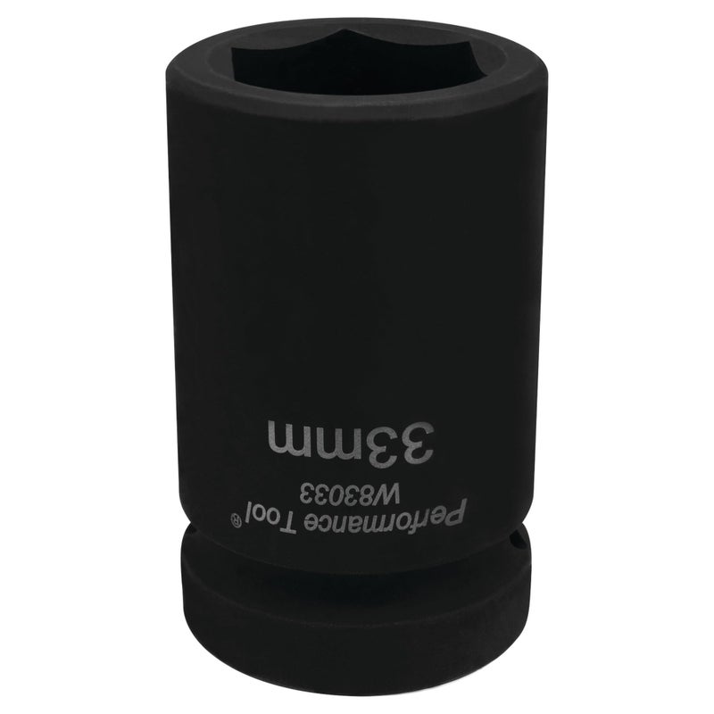 Performance Tool W83033 1" DR Budd Wheel Socket 33MM, Compatible With Mack Midliner, Volvo, White and import trucks with dual rear wheels - Image 5