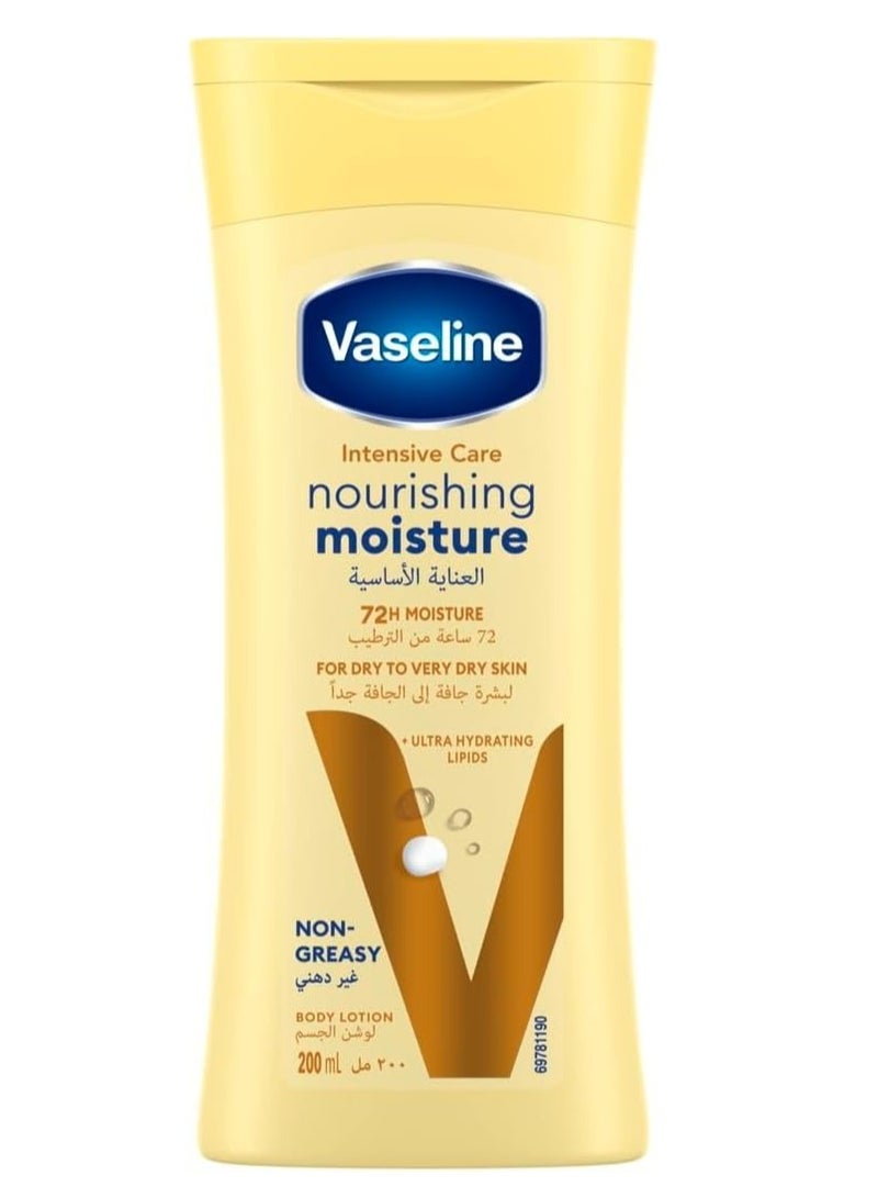 Vaseline Body Lotion Nourishing Moisture, 200ml
