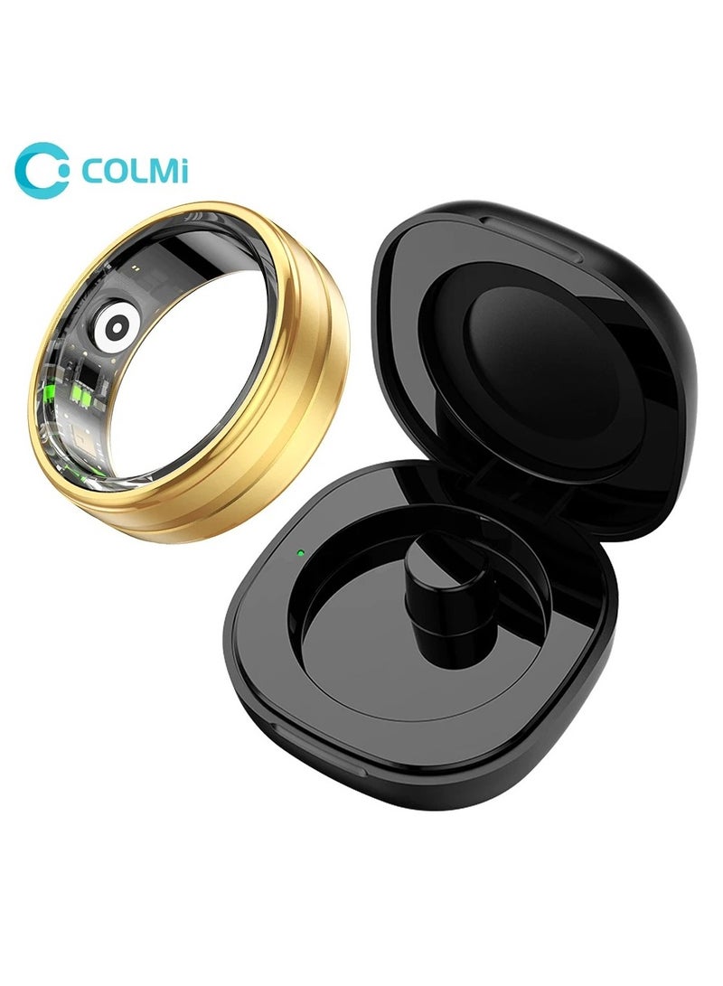 COLMI R06 Smart Ring with Charging Case for Men Women, Heart Rate and Oxygen Monitor IP68 & 5ATM Waterproof, Sport - Image 1