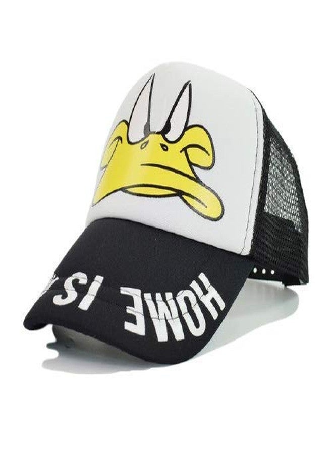 Malvina قبعة بيسبول للأطفال من مالفينا بتصميم دونالد داك الكرتوني (أسود) - Image 2