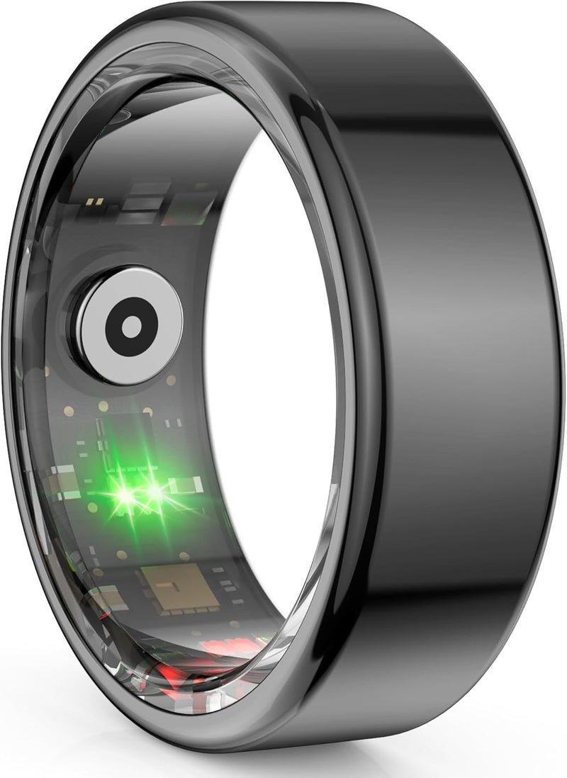 Smart Ring Fitness Tracker Health Rings Heart Rate Monitor Sleep Ring Blood Oxygen Pedometer Calories Step Counter Waterproof Fitness Ring - Image 1