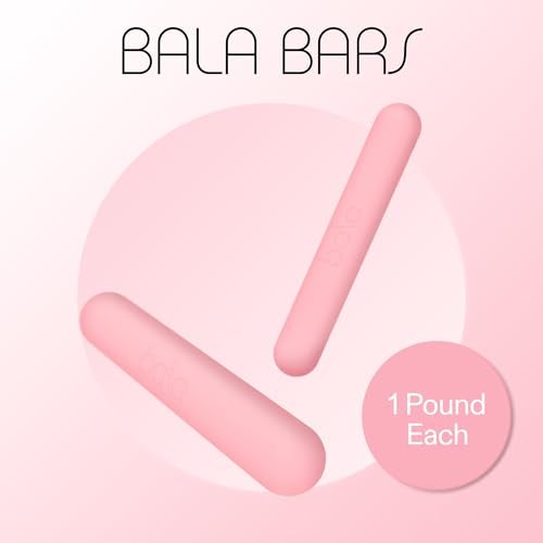 Bala Bars Dumbbell Set for Women & Men, 1lb (Blush) - Set of 2 Bars Designed for Walking, Strength Training, HIIT, Boxing & Aerobics - Dumbbell Weights for Working Out at Home - Image 2