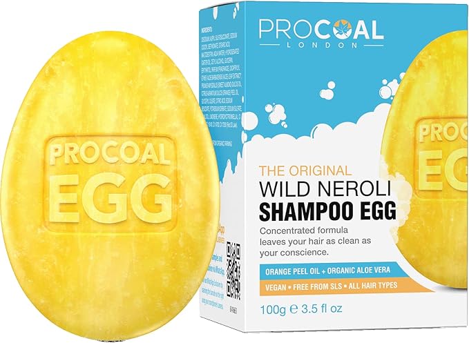 Procoal NEW Vegan Rose Ispahan Shampoo Bar 100g by Procoal SLS Free Solid Shampoo Bar Rose Extract Amino Acid Rich Aloe Vera Hydrating Glycerine CrueltyFree - Image 1