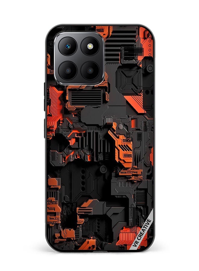 VR CREATIVE Protective Case Cover For Honor 70 Lite Circuit Design Multicolour - Image 1