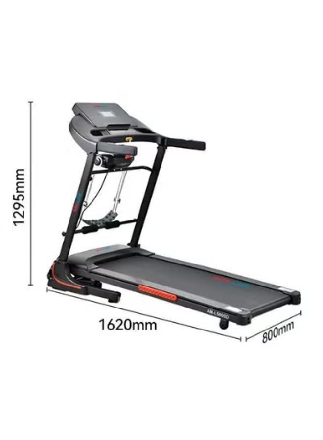 My Life Fitness AM-L5000D Home Electric Treadmill – 2.5 HP Motor – 5-inch LCD Screen – Speed ​​up to 16 km/h – Incline up to 18% – Multifunctional – Supports up to 130 kg - Image 2