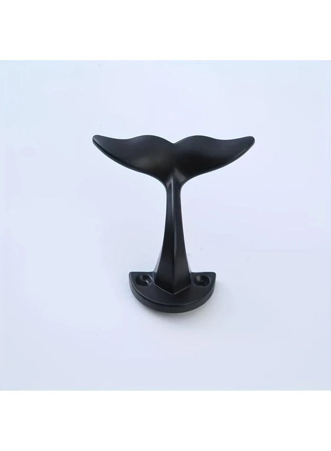Golden Whale Tail Wall Hook Modern Art Design Decorative Metal Coat Hanger - Image 4
