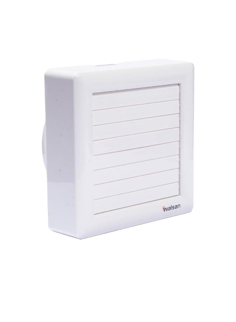 Bathroom Exhaust Fan and Extractor with 4" (100mm) 10cm Hood - Perfect Ventilation in Compact Size White - Image 1