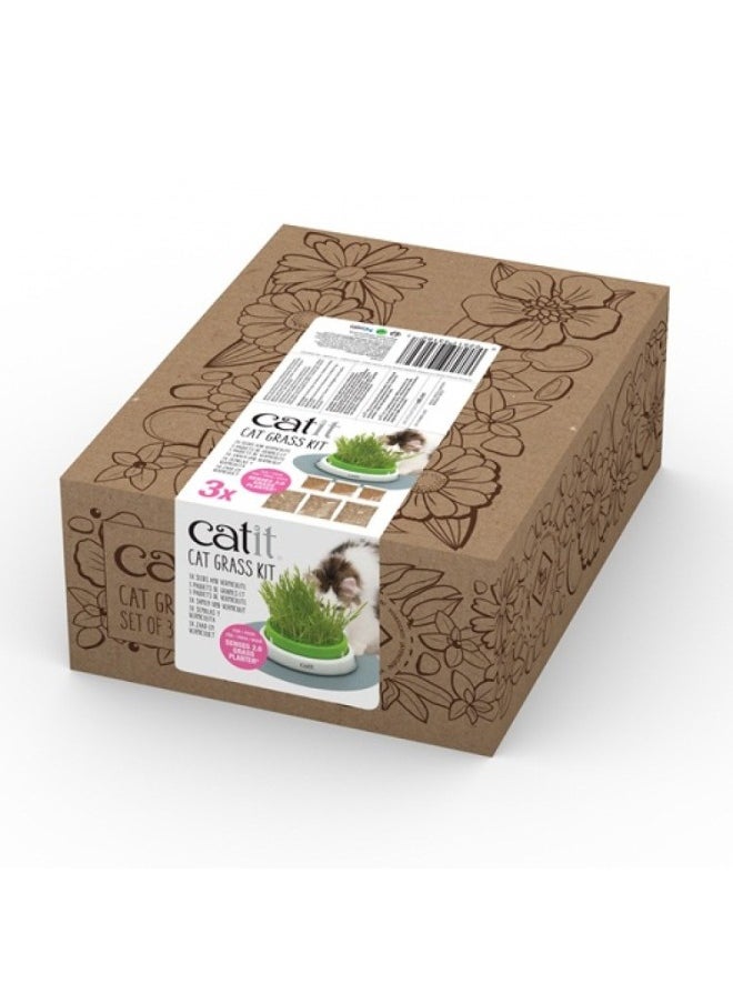 Catit Cat Grass Kit Set of 3