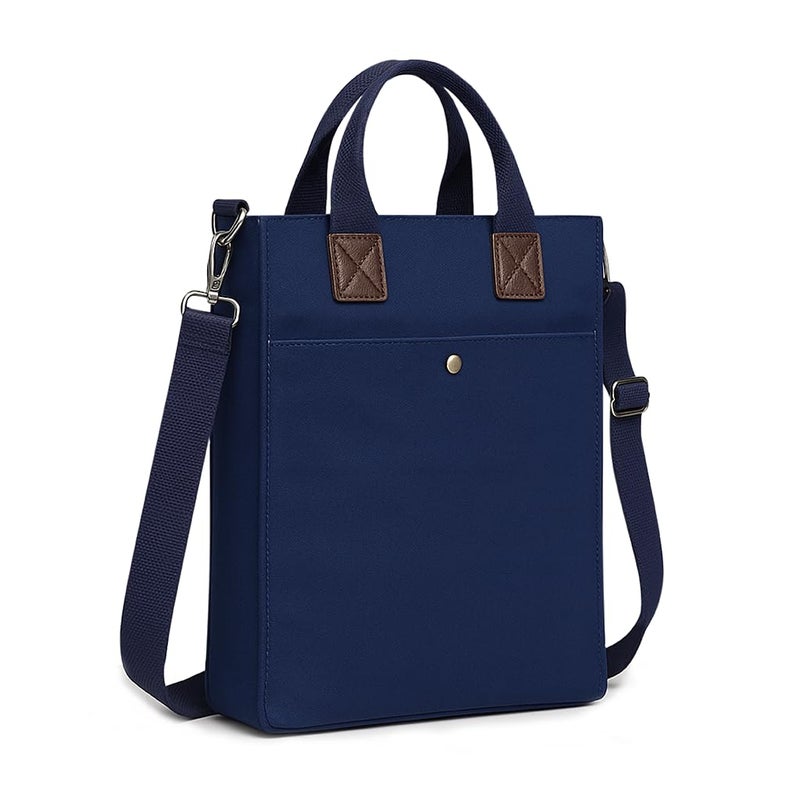 ECOCARRY Cotton Canvas Tote Bag for Women & Men | Stylish Shoulder & Crossbody Handbag with Zipper For Boys Girls & Adults | hand bags for woman & Man | College, Office, Travel & Daily Use, Shopping - Image 5