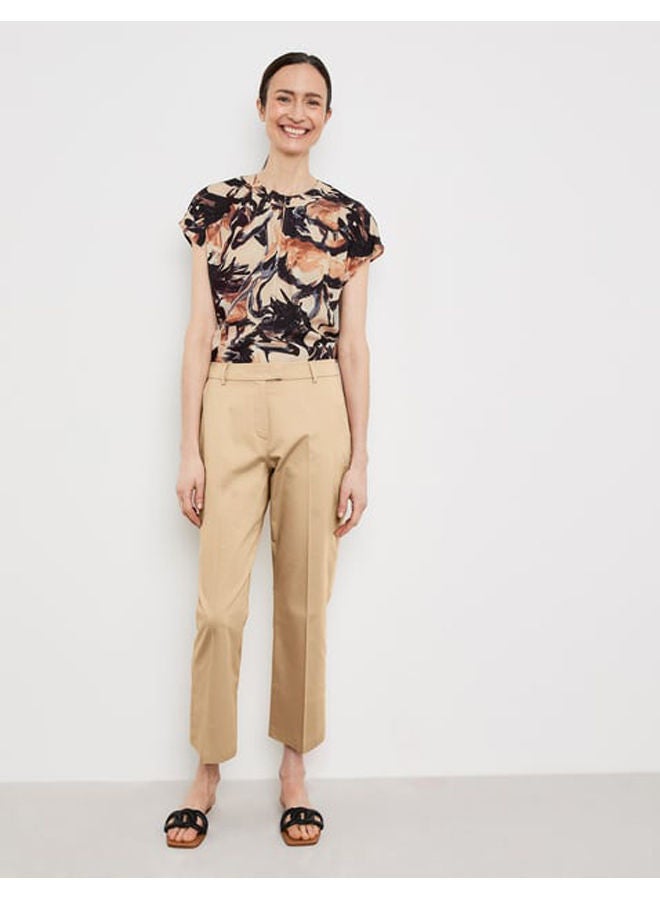 GERRY WEBER 7/8-length trousers with pressed pleats  - Image 5