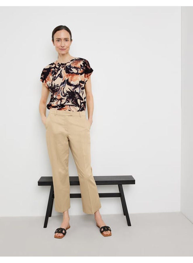 GERRY WEBER 7/8-length trousers with pressed pleats  - Image 3