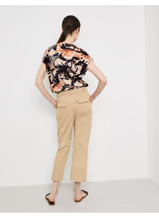 GERRY WEBER 7/8-length trousers with pressed pleats  - Image 4