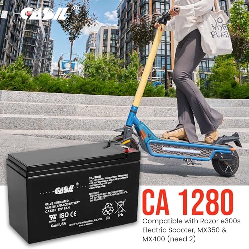 Casil 12v 8ah Battery for APC Back-UPS ES 750 – Compatible with BE750G, Smart UPS 750, SMT750, SUA750 – 12V SLA Battery for UPS ES 750 Backup Power Supply - Image 3