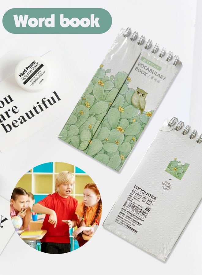 XIANGYU 1-Piece School Spiral Notebook With Elastic Band Hardcover Vocabulary Book  - Image 4