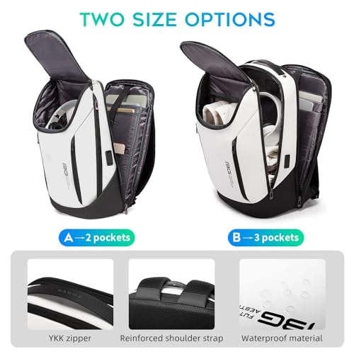 BANGE Business Smart Backpack Waterproof fit 15.6 Inch Laptop Backpack with USB Charging Port,Travel Durable Backpack - Image 4