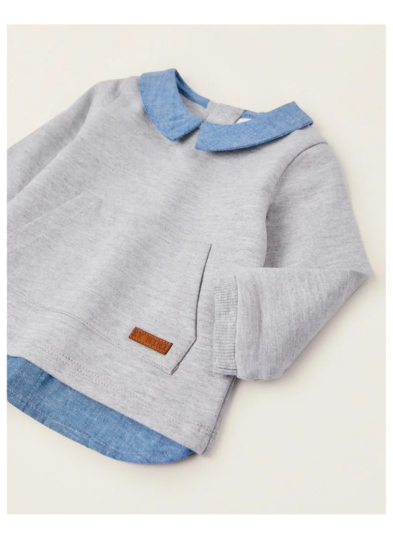 Zippy Zippy Cotton 2 In 1 Sweatshirt Nouveau-Né
