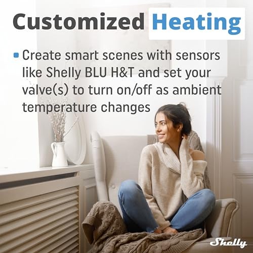 Shelly Blu TRV & Blu Gateway Gen3, Bluetooth-Operated Smart Thermostatic Valve, Smart Thermostatic Radiator Valve, Temperature Control, Home Automation, Compatible with Alexa, Google, Home Assistant - Image 4