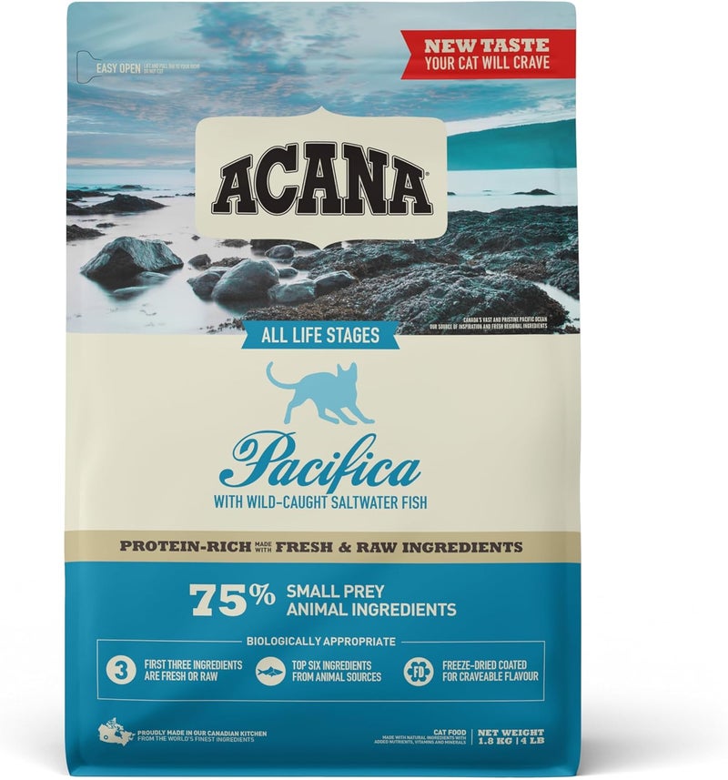 acana أكانا باسيفيكا طعام جاف للقطط عالي البروتين - 1.8 كجم - Image 1