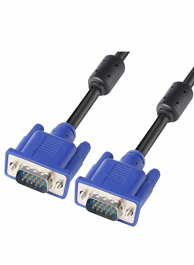 Y&D VGA to Monitor Cable HD15 Male for TV, Computer, Laptop, and Projector, 4.9ft - Image 2