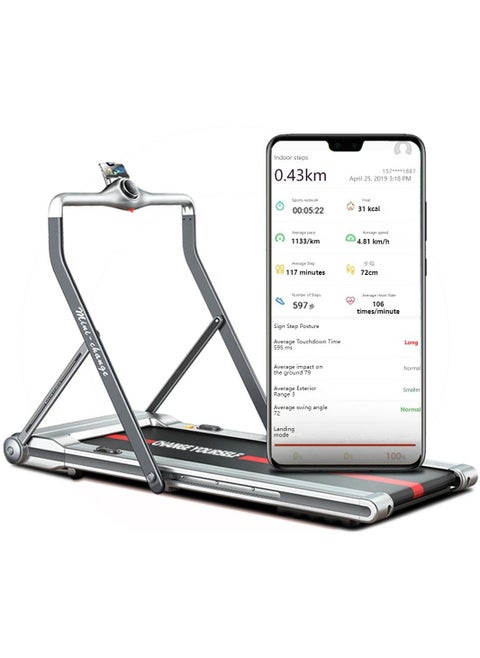 3.0HP 0.8-12km/h Home Small Folding Treadmill Walking Machine 153*64*111CM