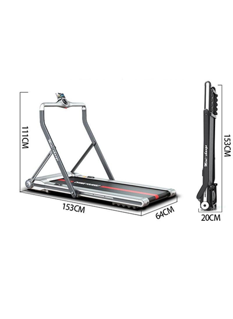 3.0HP 0.8-12km/h Home Small Folding Treadmill Walking Machine 153*64*111CM