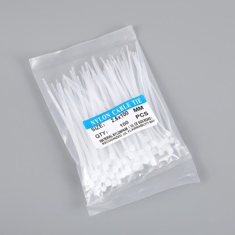 Factory Self-Locking Nylon Plastic Cable Tie High Temperature Cable Tie Electrician Billboard Cable Tie - Image 1