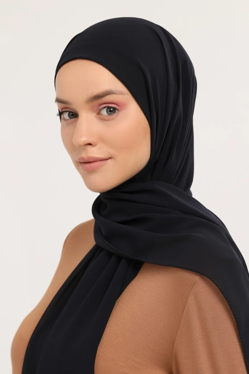 Altobeh Ready Practical Luxury Pipe Bonnet Chiffon Shawl