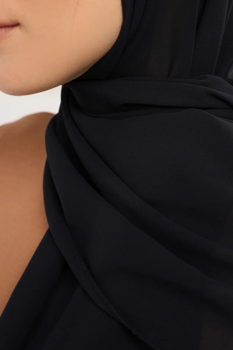 Altobeh Ready Practical Luxury Pipe Bonnet Chiffon Shawl