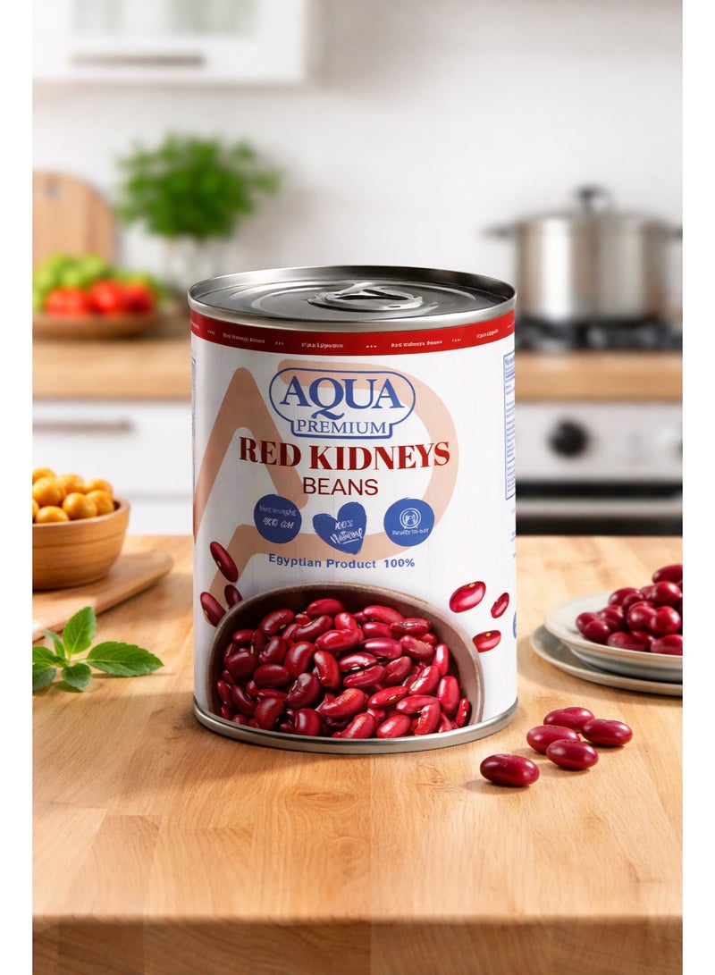 AQUA PREMIUM Red Kidney beans  easy open 400grams Pack of 4 - Image 3