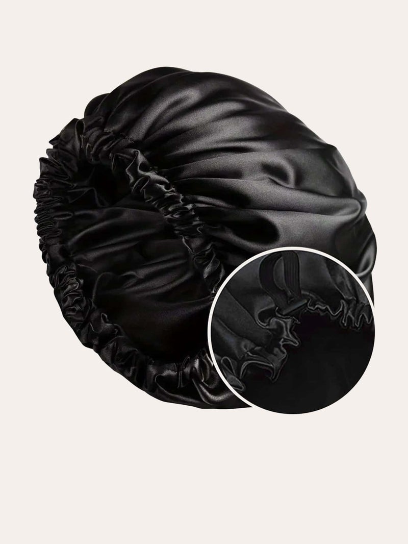 Stretch Satin Sleep Cap – Comfortable Hair Bonnet with No Tight Pressure - Image 1