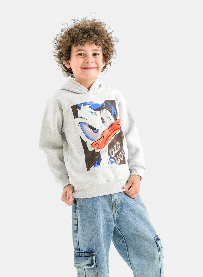 جوكي هودي شتوي أولادي مبطن فليس Donald بطبعة