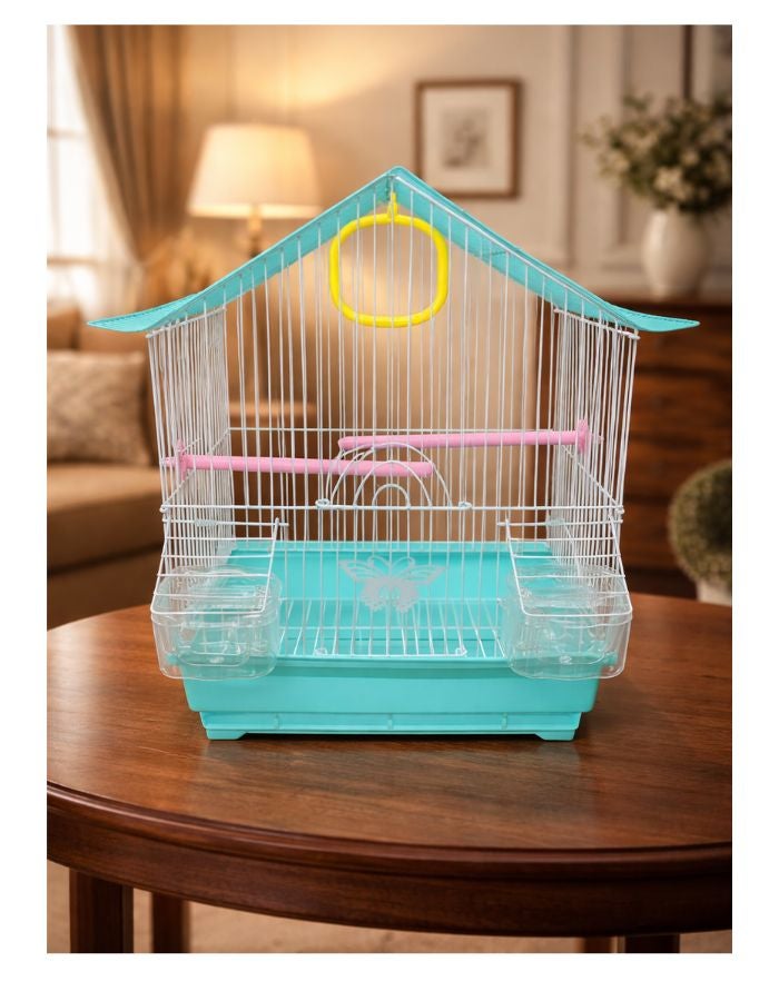 Petto Bird Cage 30×23×39 cm | Durable Metal Cage for Small Birds - Image 1