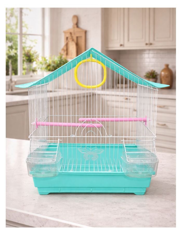 Petto Bird Cage 30×23×39 cm | Durable Metal Cage for Small Birds - Image 2