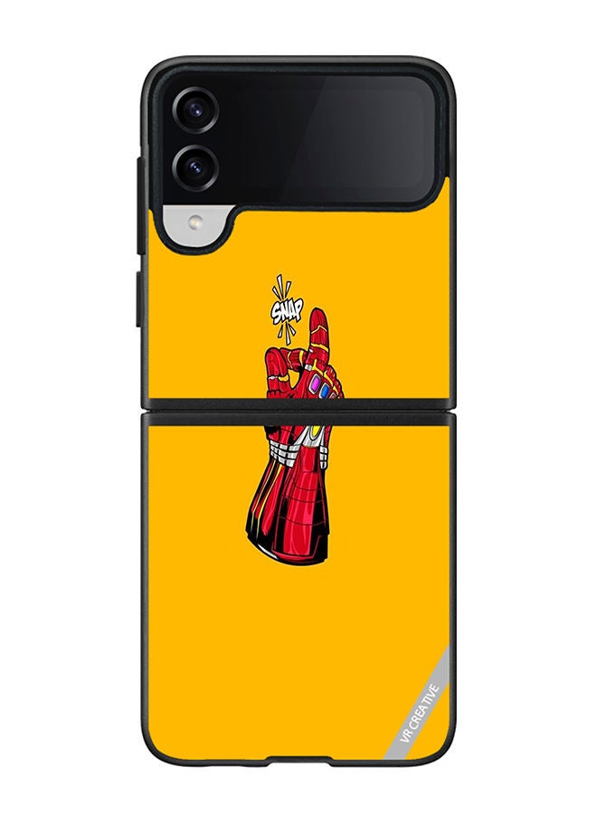 VR CREATIVE Protective Case Cover For Samsung Galaxy Z Flip4 Marvel Design Multicolour - Image 1
