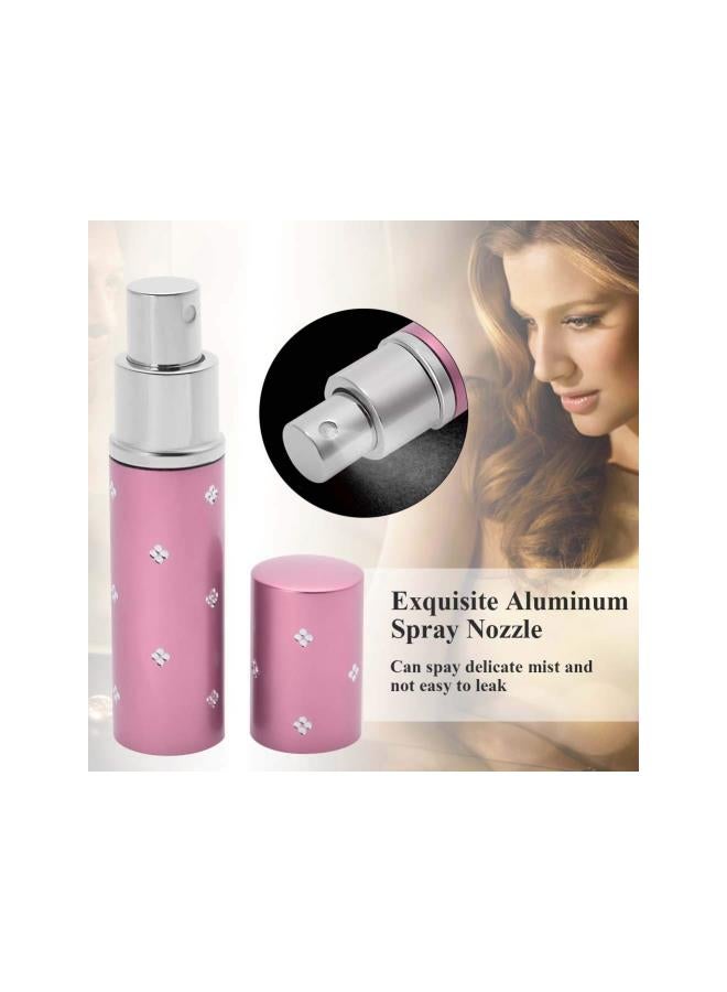 10ml Travel Bottles, Aluminium Perfume Atomizer Bottle, Portable Empty Pump Lotion Perfume Atomizer(Pink) - Image 4