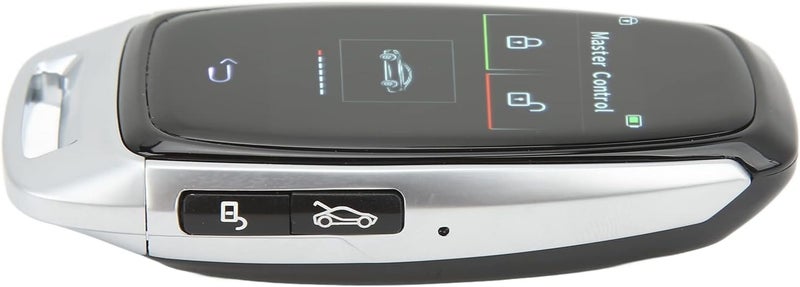 شاشة LCD تعمل باللمس مناسبة لنظام الدخول الذكي بدون مفتاح لتشغيل وإيقاف السيارة، اتصال 5.0 للجميع، سبيكة زنك (فضي) - Image 2