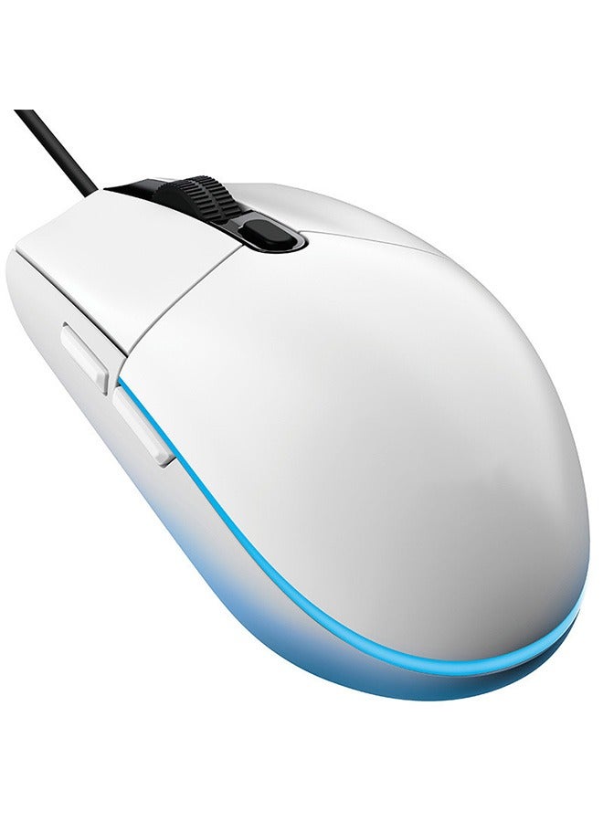 G102 Light Sync Gaming Mechanical Wired Mouse White - Image 3