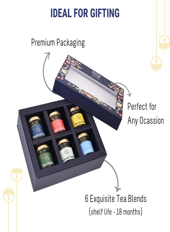OH CHA - Assorted Tea Gift Set of 12 Flavors | Premium Gift Box with Green, Herbal & Black Teas | Ideal for Diwali, Corporate Gifting, Birthday, Wedding & Anniversary Celebrations - Image 5