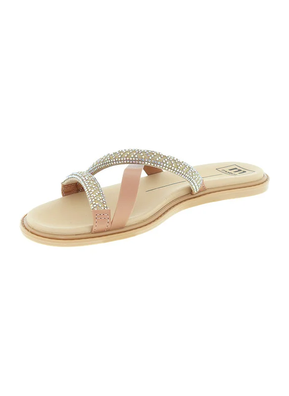 MOLECA Moleca Ladies Flat Sandals Nude | Made In Brazil