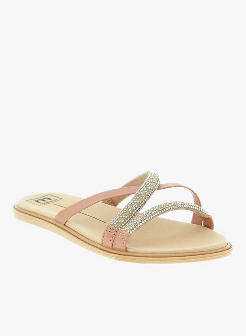 موليكا صنادل مسطحة للنساء - صنادل مسطحة أنيقة ونعال مسطحة مريحة للسيدات