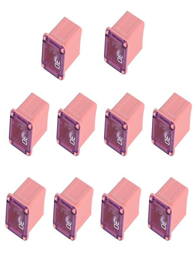 FiveEyes 30 Amp Jcase Fuse FMX-30 Low Profile Fuse Female Maxi Fuse Mini Automotive Box Shaped Fuses (10 Pack) - Image 1