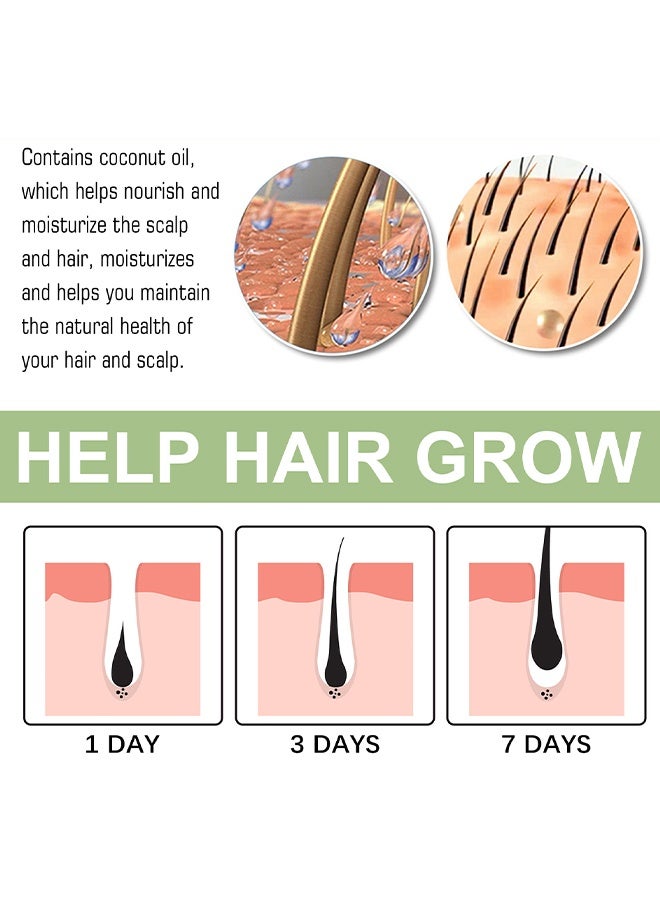 OUHOE Adivasi Hair Oil Herbal, Original Hair Growth Oil 3 IN 1 Original Hair Adivasi Hair Growth Oil, Ayurvedic Adiwasi Herbal Kesh Tel With Natural Rosemary Essential & Biotin For Control Hairfall Anti Dandruff 100ml - Image 4