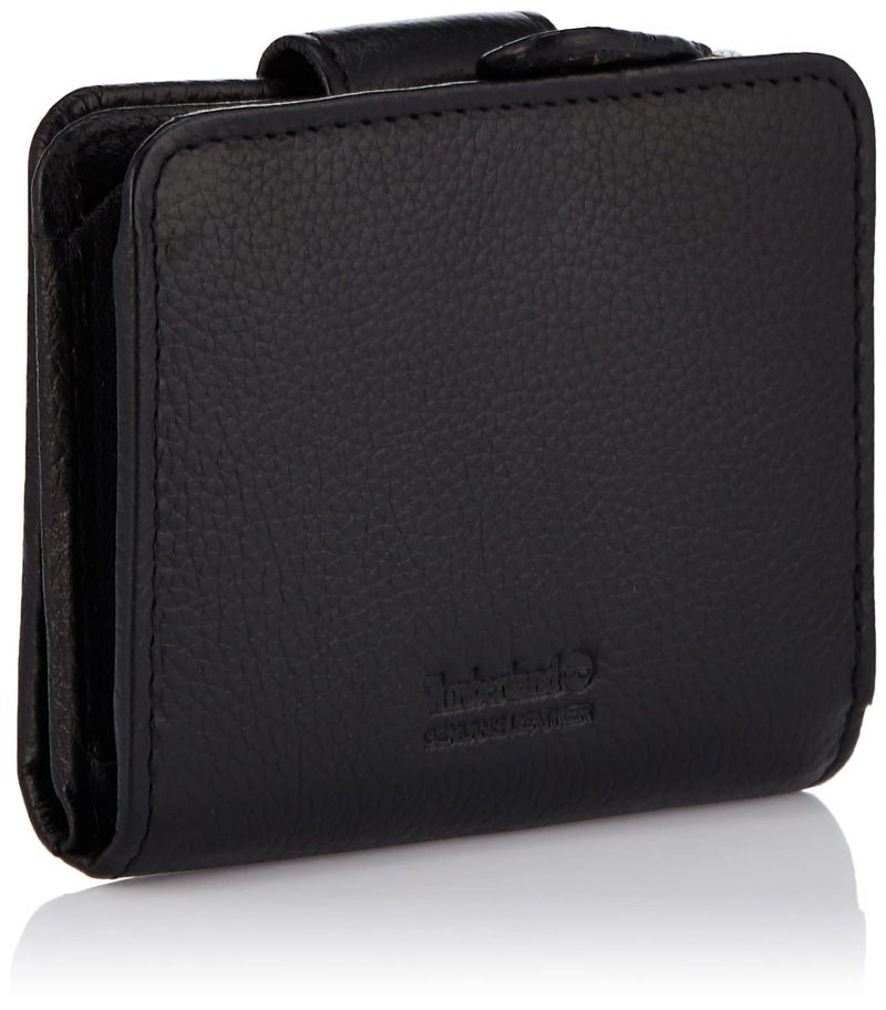 Timberland Women's Leather Rfid Small Indexer Wallet Billfold, Black, One Size - Image 2