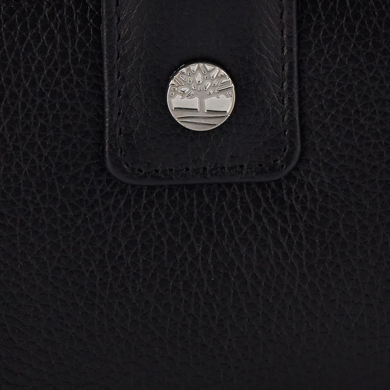 Timberland Women's Leather Rfid Small Indexer Wallet Billfold, Black, One Size - Image 3