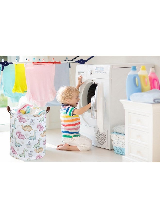 Essme Kids Dinosaur Laundry Basket,Dinosaur Laundry Hamper for Boys Room Decor,Baby hamper,Nursery Hamper,Cute Basket.(Cute Dinosaur ) - Image 5