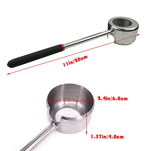 MGGi Stainless Steel Coconut Opener Set of 3, Tool Kit for Opening Fresh Coconuts - Image 4