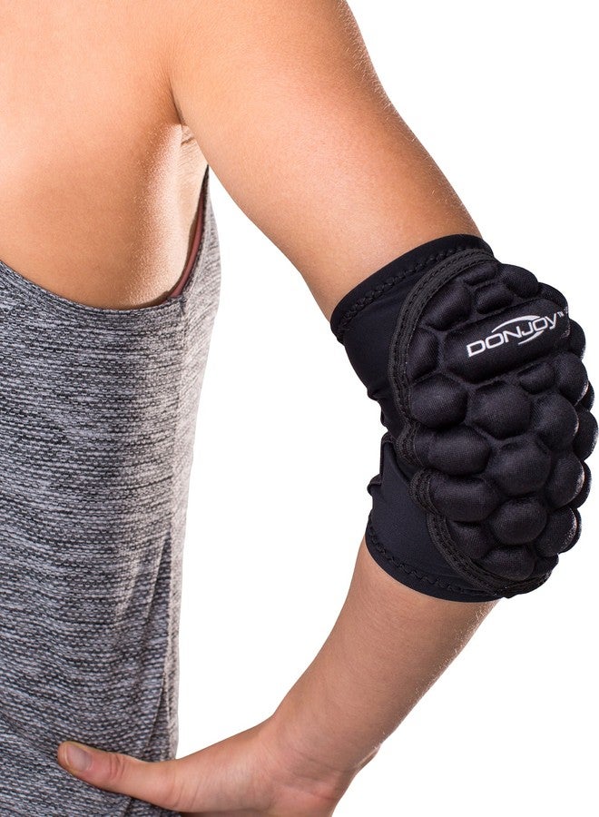 DonJoy Spider Elbow Pad Sleeve, Large, Black - Image 1
