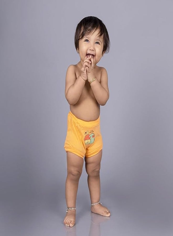 SNUGKINS 100% Cotton Panty/Bloomers for Boys & Girls | Bloomin' Buddies (4 Years - 5 Years, Pack of 3) - Image 2