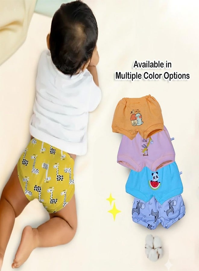 SNUGKINS 100% Cotton Panty/Bloomers for Boys & Girls | Bloomin' Buddies (4 Years - 5 Years, Pack of 3) - Image 4